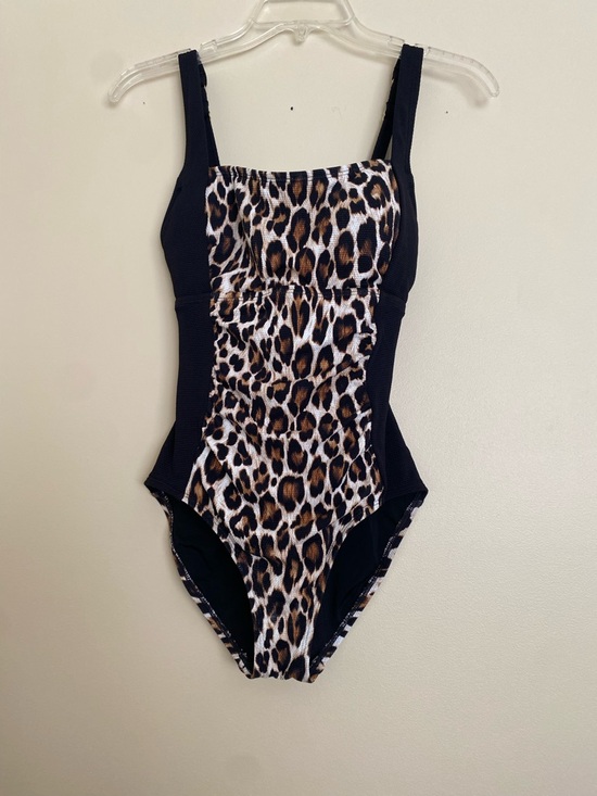 Tommy Bahama Other - Tommy Bahama Black & Leopard Print One-Piece Swimsuit